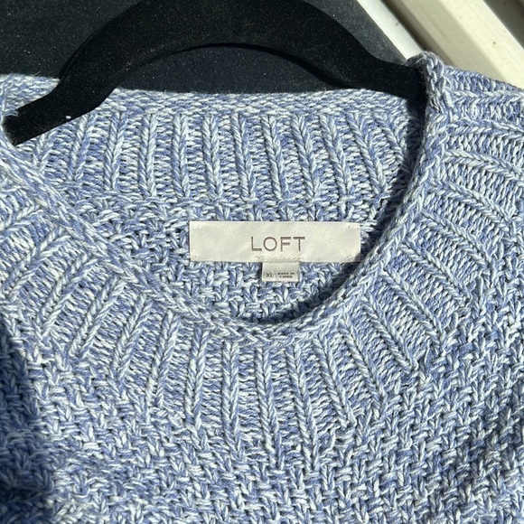 NWOT Women’s LOFT blue sweater size XL - Picture 4 of 5